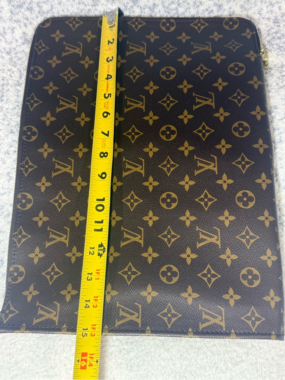 Louis Vuitton Monogram Canvas Document Pouch - Brown - Picture 9 of 10